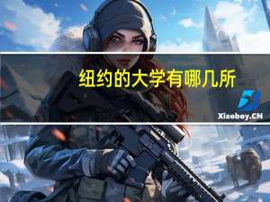 纽约的大学有哪几所
