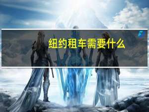 纽约租车需要什么