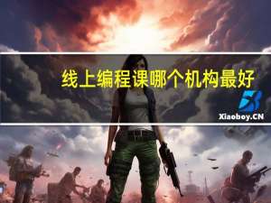 线上编程课哪个机构最好