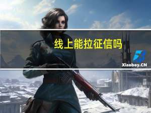 线上能拉征信吗