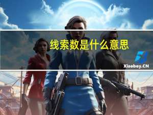 线索数是什么意思