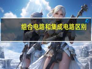 组合电路和集成电路区别
