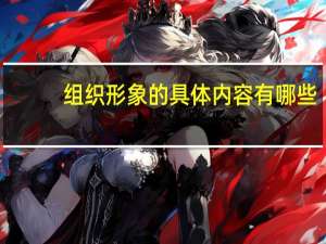 组织形象的具体内容有哪些