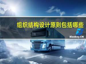 组织结构设计原则包括哪些（组织结构设计的原则包括( )）