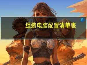 组装电脑配置清单表（组装电脑配置清单表）