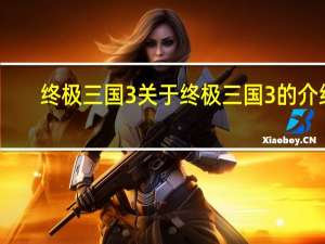 终极三国3 关于终极三国3的介绍