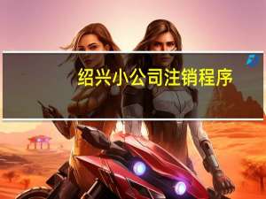 绍兴小公司注销程序