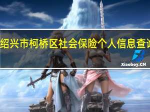 绍兴市柯桥区社会保险个人信息查询系统