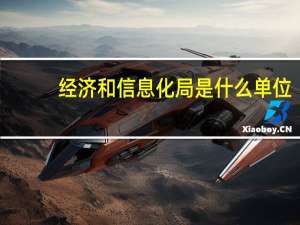 经济和信息化局是什么单位
