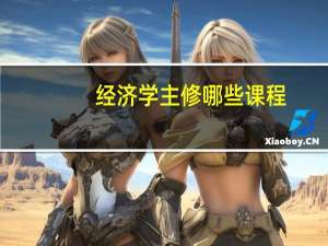 经济学主修哪些课程