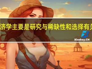 经济学主要是研究与稀缺性和选择有关的问题（经济学主要是研究）