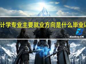 经济统计学专业主要就业方向是什么 毕业以后工资高吗