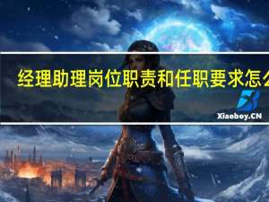 经理助理岗位职责和任职要求怎么写（经理助理岗位职责和任职要求）