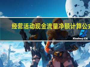经营活动现金流量净额计算公式