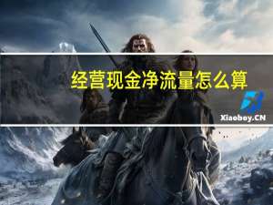 经营现金净流量怎么算