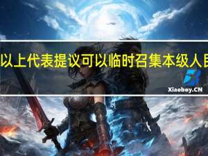 经过多少以上代表提议可以临时召集本级人民代表大会会议