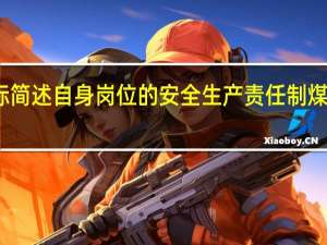 结合矿井实际简述自身岗位的安全生产责任制 煤矿安全生产责任书
