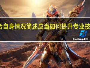 结合自身情况简述应当如何提升专业技能及途径