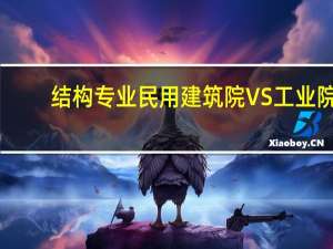 结构专业 民用建筑院VS工业院