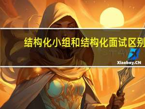 结构化小组和结构化面试区别