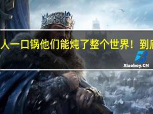 给东北人一口锅他们能炖了整个世界！ 到底什么情况嘞