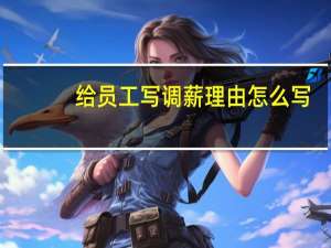 给员工写调薪理由怎么写（给员工调薪理由怎么写）