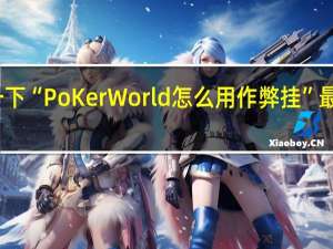 给您科普一下“PoKer World怎么用作弊挂”最新辅助详细教程