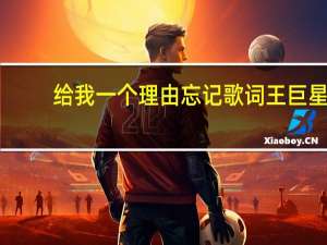 给我一个理由忘记歌词王巨星（给我一个理由忘记 歌词）