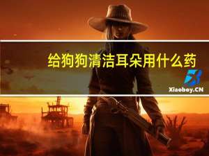 给狗狗清洁耳朵用什么药
