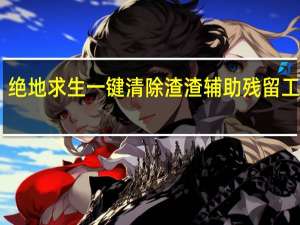 绝地求生一键清除渣渣辅助残留工具 V1.0 绿色版（绝地求生一键清除渣渣辅助残留工具 V1.0 绿色版功能简介）