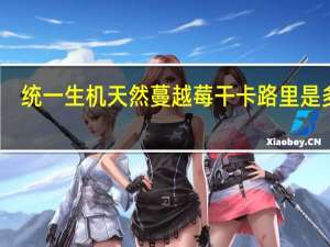 统一 生机天然蔓越莓干卡路里是多少