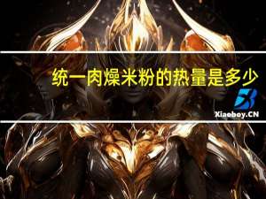 统一 肉燥米粉的热量是多少