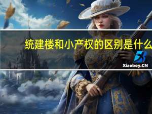 统建楼和小产权的区别是什么（统建楼和小产权区别）