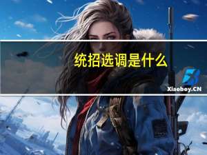 统招选调是什么