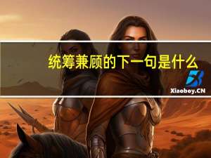 统筹兼顾的下一句是什么（统筹冻结）