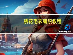 绣花毛衣编织教程