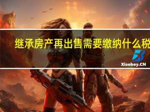 继承房产再出售需要缴纳什么税费