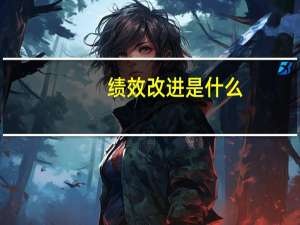 绩效改进是什么