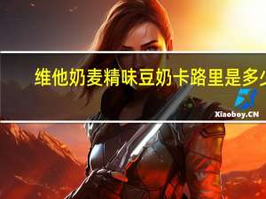 维他 奶麦精味豆奶卡路里是多少