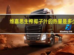 维嘉思 生榨椰子汁的热量是多少