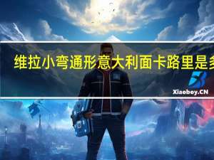 维拉 小弯通形意大利面卡路里是多少