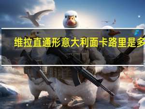 维拉 直通形意大利面卡路里是多少