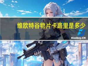 维欧特 谷物片卡路里是多少