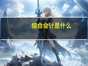 综合会计是什么