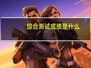 综合测试成绩是什么
