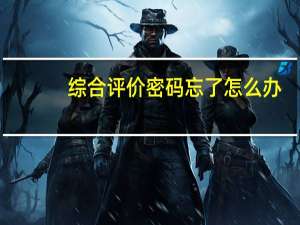 综合评价密码忘了怎么办