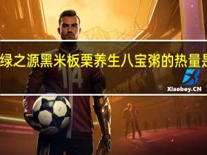 绿之源 黑米板栗养生八宝粥的热量是多少