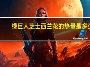 绿巨人 芝士西兰花的热量是多少