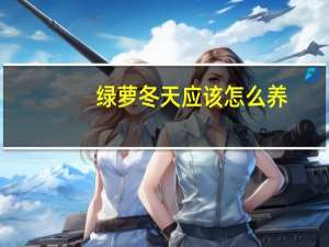 绿萝冬天应该怎么养