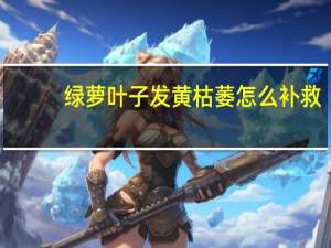 绿萝叶子发黄枯萎怎么补救